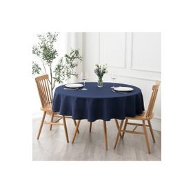 Zeren Home Lacivert Sıvıya Dayanıklı Dertsiz Masa Örtüsü