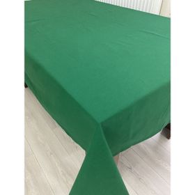 Zeren Home Sıvı Geçirmez Dertsiz Koyu Yeşil 150x260 cm Masa Örtüsü