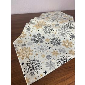 Zeren Home Yılbaşı Yıldızları Desenli Üçgen 40x160 cm Runner
