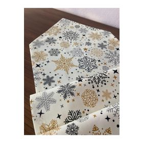 Zeren Home Yılbaşı Yıldızları Desenli Üçgen 40x160 cm Runner