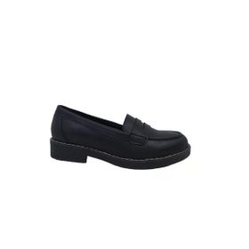 Zerhan 2404 Siyah Kadın Loafer Ayakkabı