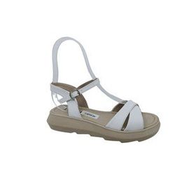 Zerhan C605 Beyaz Kadın Sandalet