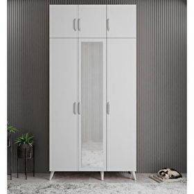 Zerka Concept Açelya Beyaz 105 cm M5 Portmanto