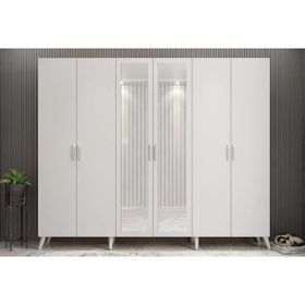 Zerka Concept Açelya Beyaz 208 cm M6 Portmanto