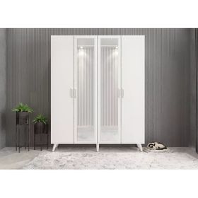 Zerka Concept Açelya Beyaz M2 140 cm Portmanto