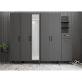 Zerka Concept Açelya Füme 210 cm M7 Portmanto