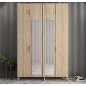 Zerka Concept Açelya Meşe 140 cm M8 Portmanto