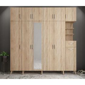 Zerka Concept Açelya Meşe 208 cm M9 Portmanto