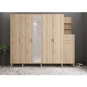 Zerka Concept Açelya Meşe 240 cm M7 Portmanto
