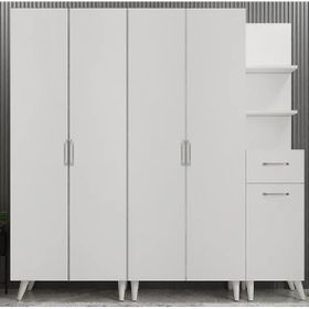 Zerka Concept Begonya Beyaz 175 cm Portmanto