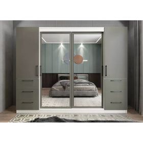 Zerka Concept Bella Sürgü Kapaklı BF 270 cm Gardrop