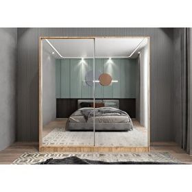 Zerka Concept Bodrum Sürgü Kapaklı Çam Dolap Gardırop