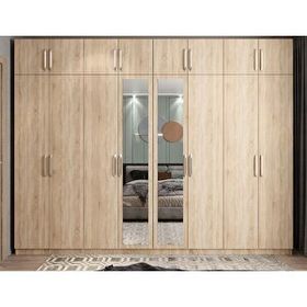 Zerka Concept Hugo 8 Kapaklı Meşe Dolap Gardırop