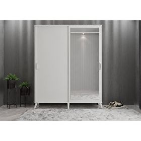 Zerka Concept İmaj Sürgülü Beyaz 120 cm Portmanto