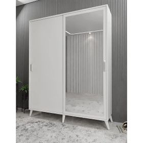 Zerka Concept İmaj Sürgülü Beyaz 140 cm Portmanto