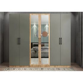 Zerka Concept Kayra 6 Kapaklı Çf Gardırop Dolap
