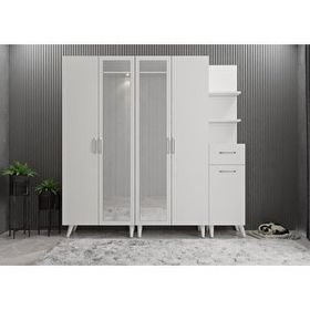 Zerka Concept Melodi Beyaz 175 cm Portmanto