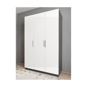 Zerka Concept Moma 3 Kapaklı Gizli Çekmeceli Fb Gardırop Dolap