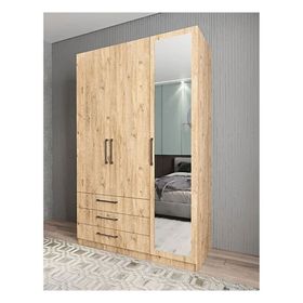 Zerka Concept Parma 3 Kapaklı Dolap Çam Gardırop