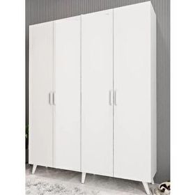 Zerka Concept Sedef Beyaz 180 cm Portmanto