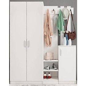 Zerka Concept Teos Beyaz 180 cm Portmanto