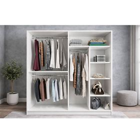 Zerka Concept Zen Sürgü Kapaklı Bf Dolap Gardırop