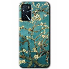 Zero Oppo A16 HD Desen Baskılı Almond Blossom Cep Telefonu Kılıfı