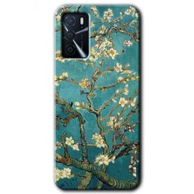 Zero Oppo A16 HD Desen Baskılı Almond Blossom Cep Telefonu Kılıfı