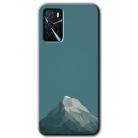 Zero Oppo A16 HD Desen Baskılı Alone Mountain Cep Telefonu Kılıfı