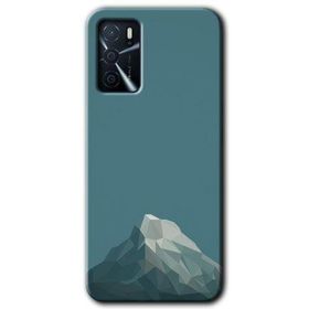 Zero Oppo A16 HD Desen Baskılı Alone Mountain Cep Telefonu Kılıfı