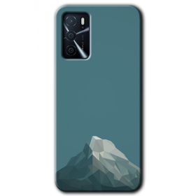 Zero Oppo A16 HD Desen Baskılı Alone Mountain Cep Telefonu Kılıfı
