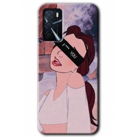 Zero Oppo A16 HD Desen Baskılı Bad Girl Cep Telefonu Kılıfı