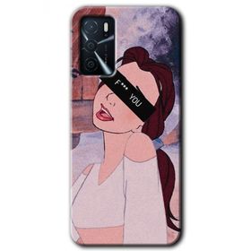 Zero Oppo A16 HD Desen Baskılı Bad Girl Cep Telefonu Kılıfı