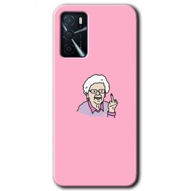 Zero Oppo A16 HD Desen Baskılı Bad Grandmother Cep Telefonu Kılıfı