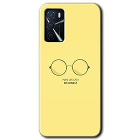 Zero Oppo A16 HD Desen Baskılı Be Honest Cep Telefonu Kılıfı