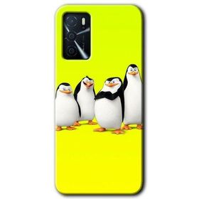 Zero Oppo A16 HD Desen Baskılı Penguenler Cep Telefonu Kılıfı
