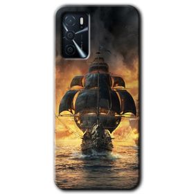 Zero Oppo A16 HD Desen Baskılı Portakal Çiçeği Cep Telefonu Kılıfı