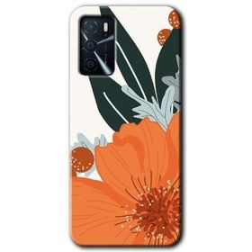 Zero Oppo A16 HD Desen Baskılı Portakal Çiçeği Cep Telefonu Kılıfı