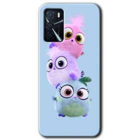 Zero Oppo A16 HD Desen Baskılı Puffy Cep Telefonu Kılıfı