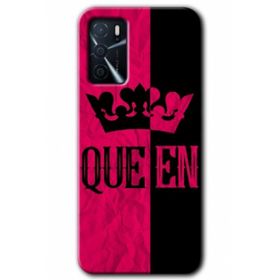 Zero Oppo A16 HD Desen Baskılı Queen Cep Telefonu Kılıfı