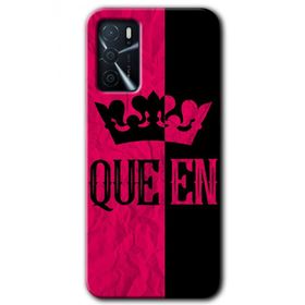 Zero Oppo A16 HD Desen Baskılı Queen Cep Telefonu Kılıfı