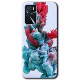 Zero Oppo A16 HD Desen Baskılı Renkli Karışım Cep Telefonu Kılıfı
