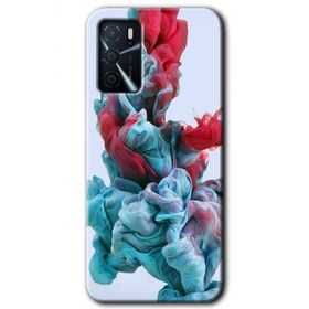 Zero Oppo A16 HD Desen Baskılı Renkli Karışım Cep Telefonu Kılıfı
