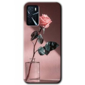 Zero Oppo A16 HD Desen Baskılı Retro Gül Cep Telefonu Kılıfı