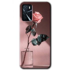 Zero Oppo A16 HD Desen Baskılı Retro Gül Cep Telefonu Kılıfı