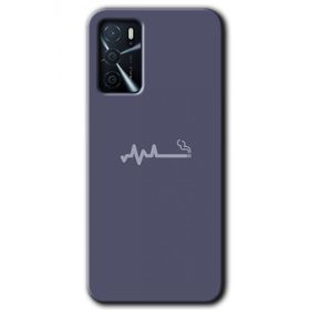 Zero Oppo A16 HD Desen Baskılı Sigara Zararlıdır Cep Telefonu Kılıfı