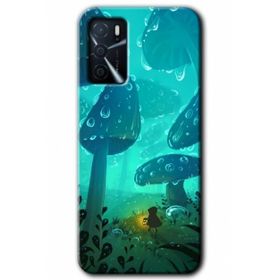 Zero Oppo A16 HD Desen Baskılı Silhoutte Dropss Cep Telefonu Kılıfı