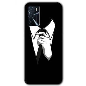 Zero Oppo A16 HD Desen Baskılı Smokin Cep Telefonu Kılıfı