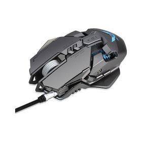 Zerodate Gümüş Kablolu Usb Dpi Ayarlanabilir Makro Programlanabilir Optik Profesyonel Rgb Oyuncu Mouse