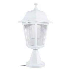 Zerpa Aydınlatma 20 cm x 39 cm Dekoratif Optik Kare Beyaz Set Üstü Armatür Aplik
